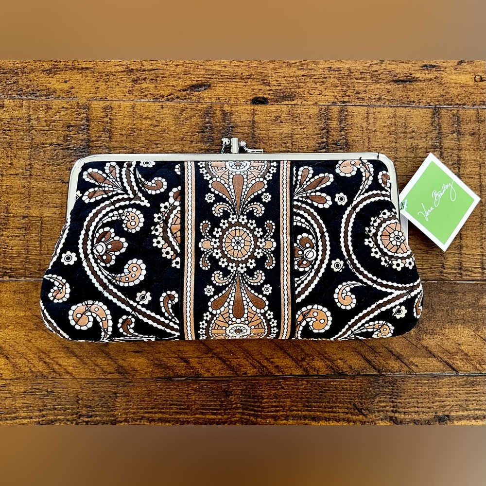 Vera Bradley Clutch Wallet Caffe Latte